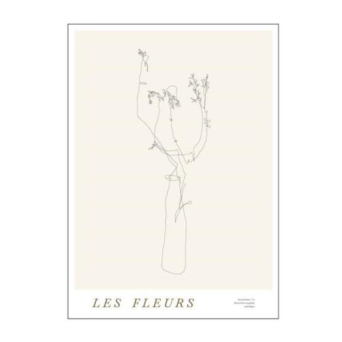 Poster & Frame - Mie & Him poster 30x40 cm les fleurs 02