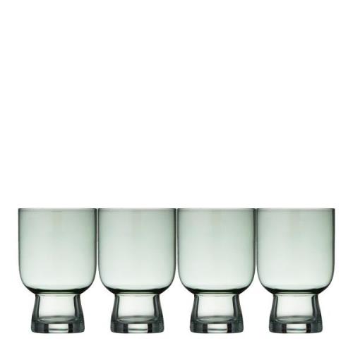 Lyngby Glas - Sorrento vattenglas 30 cl 4-pack grön