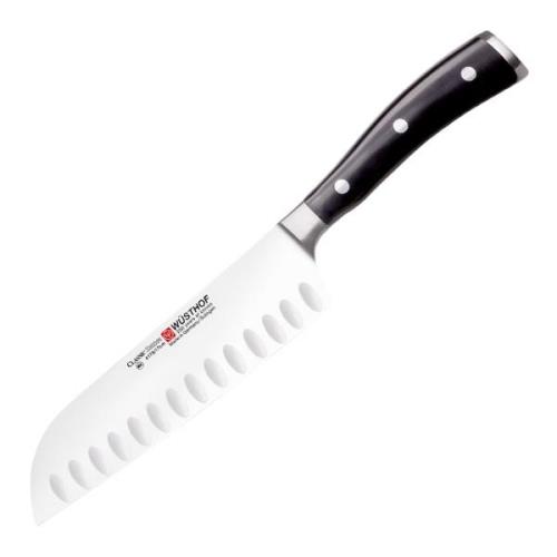 Wüsthof - Classic Ikon Santokukniv 17 cm olivslipad Svart