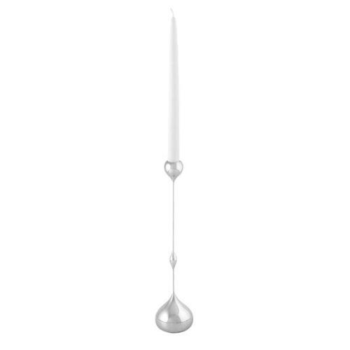 Klong - Tender Ljusstake Låg 35 cm Silver