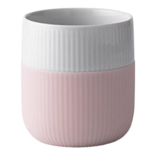 Royal Copenhagen - Fluted Contrast Mugg 33 cl Dahliarosa