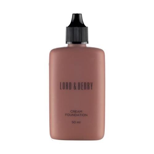 Lord & Berry Cream Foundation 50ml (Various Shades) - Deep Spice