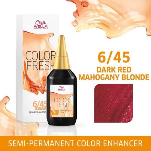 Wella Professionals Color Fresh 6/45 Dark Red Mahogany Blonde 75ml