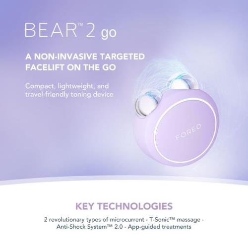 FOREO Bear 2 Go Facial Toning Device - Lavender