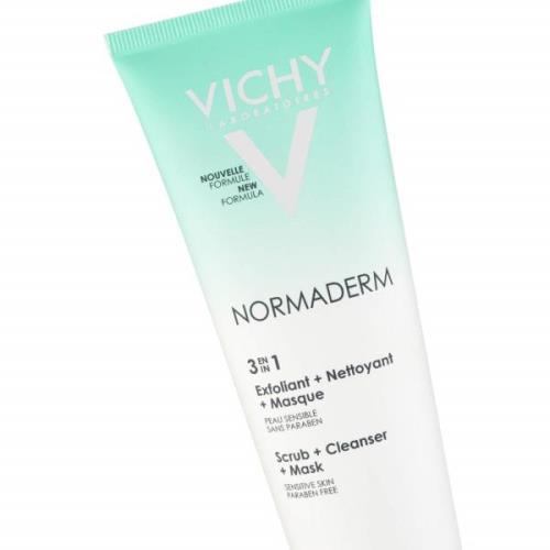 Vichy Normaderm 3-in-1 Cleansing + Scrub + Mask 125 ml