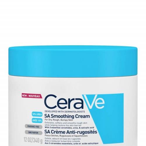 CeraVe SA Smoothing Cream with Salicylic Acid for Dry, Rough & Bumpy S...