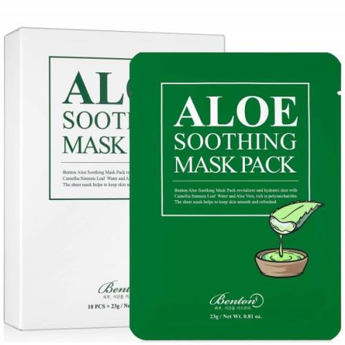 Benton Aloe Soothing Mask Pack – 10 st/förp.