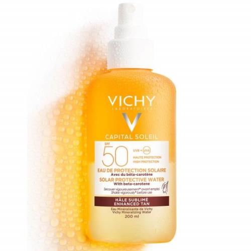 VICHY Capital Soleil Solar Protective Water Tan Enhance SPF 50 200 ml