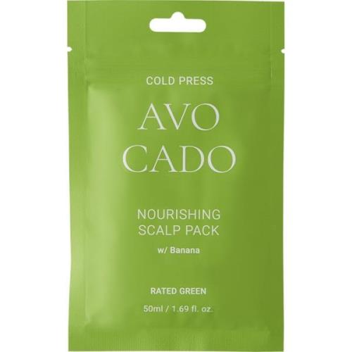 Rated Green Cold Press Avocado Nourishing Scalp Pack w/ Banana 50 ml