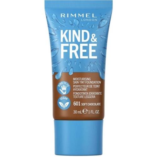 Rimmel London Kind & Free Skin Tint 601 Soft Chocolate - 30 ml