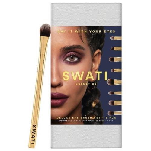 Deluxe Eye Brush Set,  Swati Borstar & Penslar