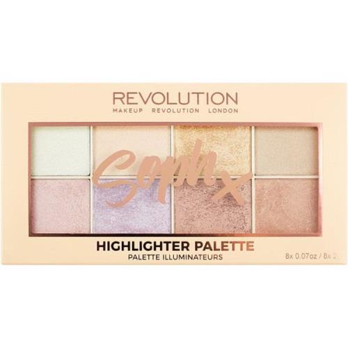 Soph X Highlighter Palette,  Makeup Revolution Highlighter