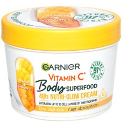Garnier Body Superfood C-vitamin* & Mango Kroppskräm 48H Nutri-Glow Cr...