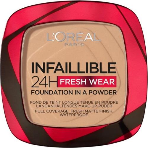 L'Oréal Paris Infaillible 24H Fresh Wear Powder Foundation Golden Beig...