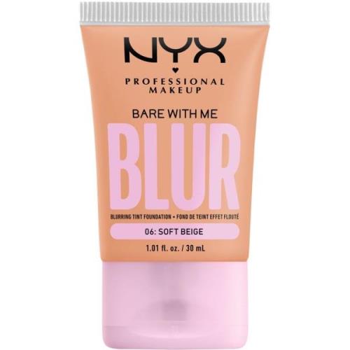 NYX Professional Makeup Bare With Me Blur Tint Foundation Soft Beige -...