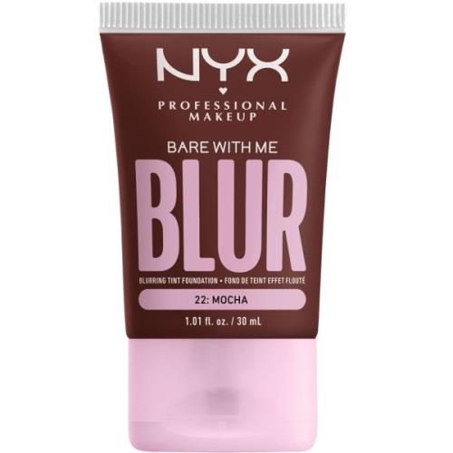 NYX Professional Makeup Bare With Me Blur Tint Foundation MOCHA 22 - 3...