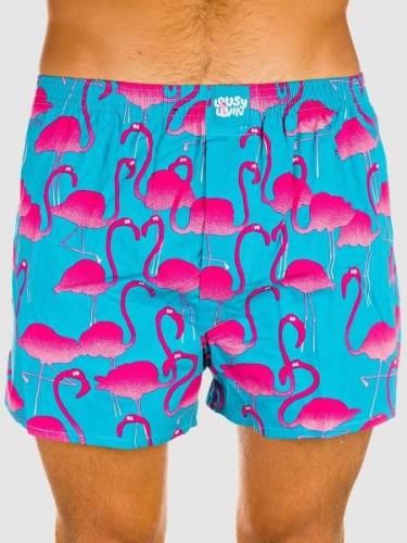 Lousy Livin Flamingo Boxershorts turquoise