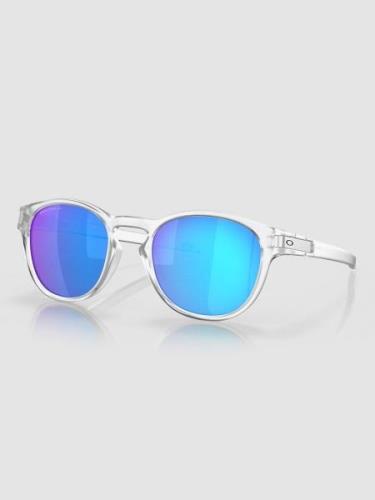 Oakley Latch Matte Clear Solglasögon prizm sapphire polarized