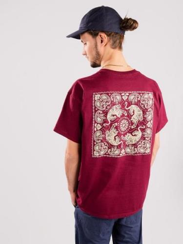 Empyre Bandanimal T-Shirt burgundy