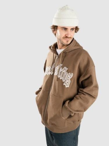 SWEET SKTBS Arch Hoodie med Dragkedja brown