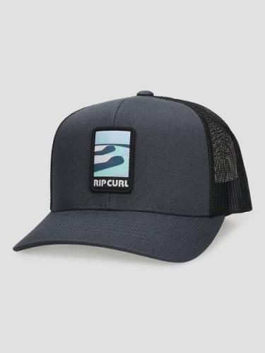 Rip Curl Custom Curve Trucker Keps washed black