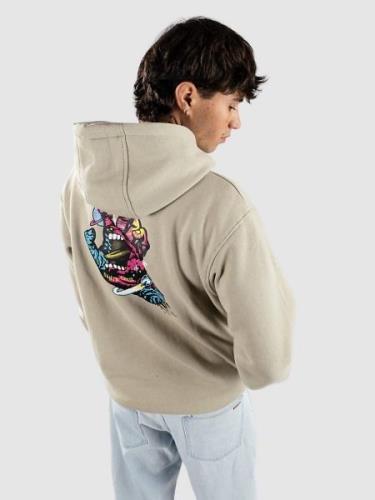 Santa Cruz Space Hand Hoodie stone grey