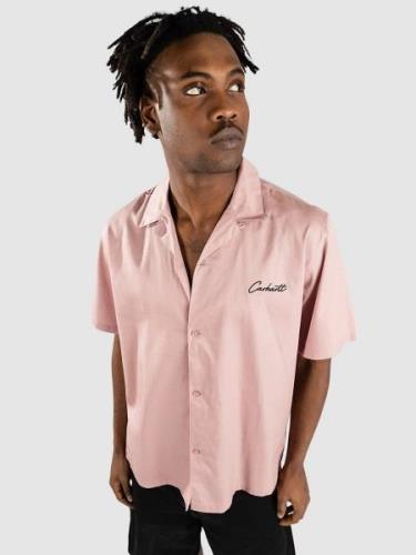 Carhartt WIP Delray Skjorta glassy pink/black