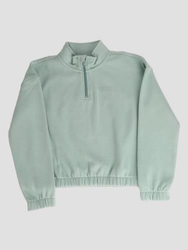 Vans Half Zip Mock Tröja gray mist