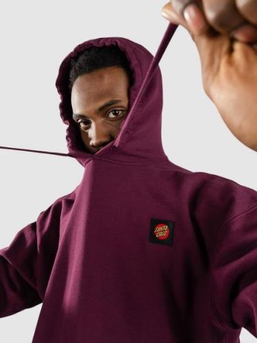 Santa Cruz Classic Label Hoodie beetroot