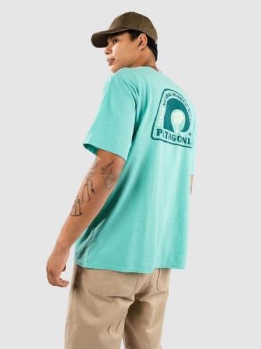 Patagonia Rubber Tree Mark Responsibili T-Shirt fresh teal