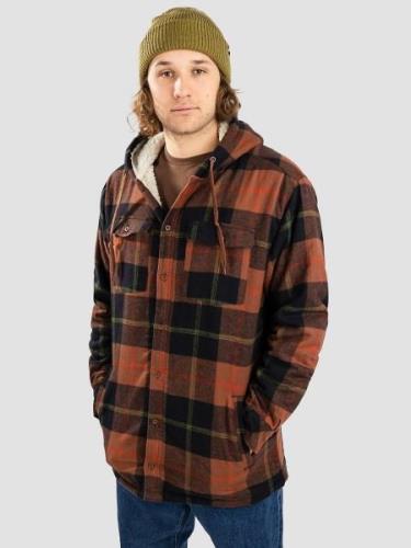 Empyre Cain Sherpa Hooded Skjorta brown