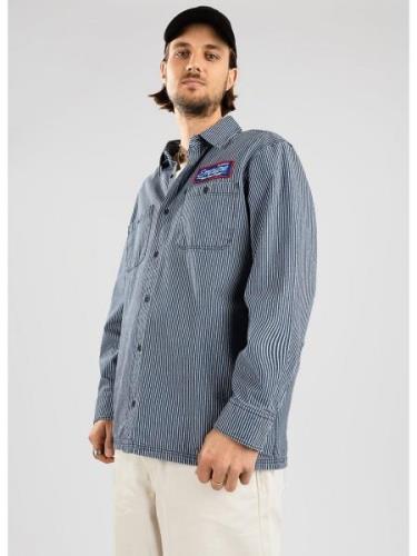 Empyre Guy Skjorta dress blue/silver birch