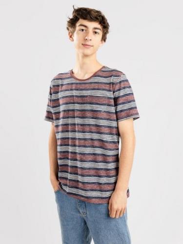 Kazane Olly T-Shirt port royal heather stripe