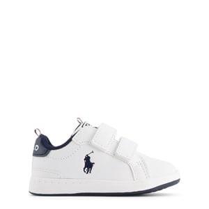 Ralph Lauren Heritage Court EZ Logo Sneakers White Smooth/Navy w/ Navy...
