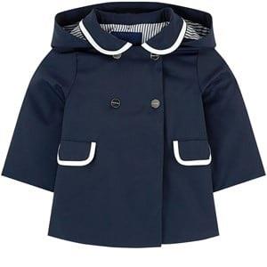 Jacadi Waterproof trenchcoat with a removable hood 12 mån