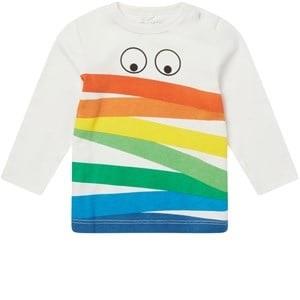 Stella McCartney Kids Långärmad T-shirt Med Tryck Vit 12 mån