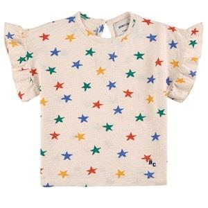 Bobo Choses Stjärnmönstrad T-shirt Gräddvit 6 mån