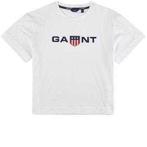 GANT Retro Shield T-shirt Vit 146/152 cm