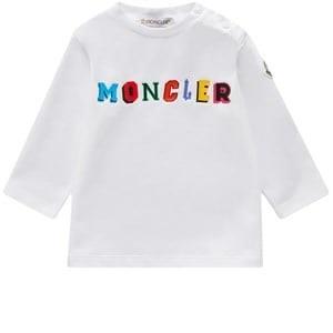 Moncler Logo T-shirt Vit 18-24 mån
