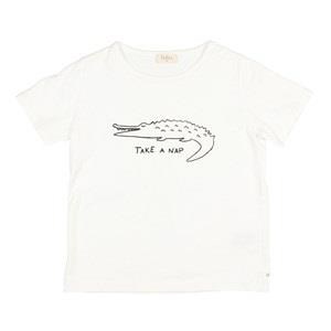búho Crocodile T-shirt Vit 3 år