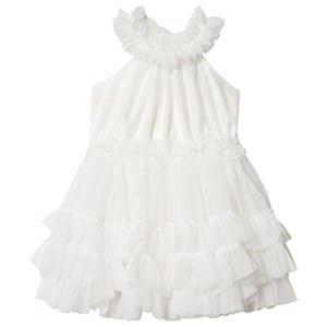 DOLLY by Le Petit Tom Ruffled Chiffon Dance Dress Klänning Off-white N...