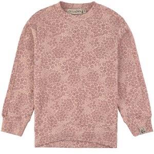 Gullkorn Munter Blommig Långärmad T-shirt Blush Pink 122 cm