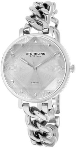 Stührling Original Damklocka 3937.1 Diamond Silverfärgad/Stål Ø38