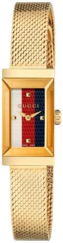 Gucci Damklocka YA147511 G-Frame Flerfärgad/Gulguldtonat stål