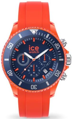 Ice Watch Herrklocka 019845 Chrono Blå/Gummi Ø48.5 mm