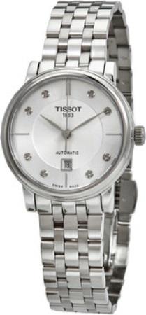 Tissot Damklocka T122.207.11.036.00 Carson Silverfärgad/Stål Ø30 mm