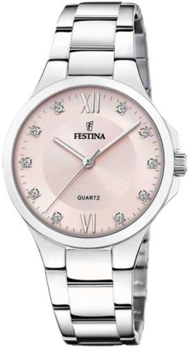 Festina Damklocka F20582-2 Mademoiselle Rosa/Stål Ø34 mm