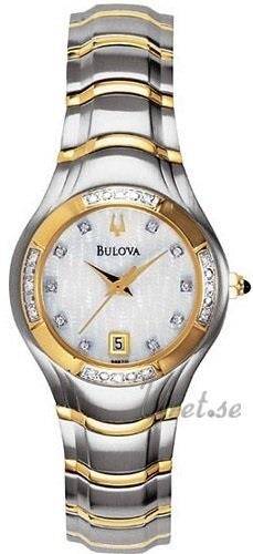 Bulova Damklocka 98R70 Diamonds Dam Silverfärgad/Stål Ø27 mm