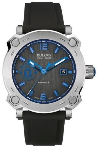 Bulova Herrklocka 63B189 Accutron Svart/Gummi Ø42 mm