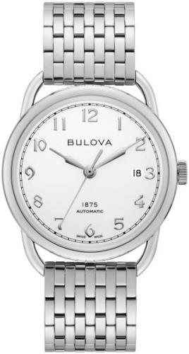 Bulova Herrklocka 96B326 Vit/Stål Ø38 mm